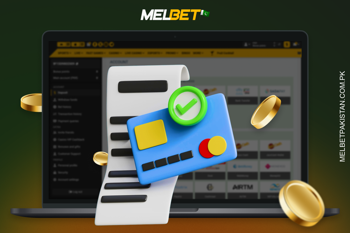Melbet سے رقم نکالنے کے لیے تصدیق ضروری ہے، ادائیگی کے طریقے یکساں ہونے چاہئیں، اور درخواست 24 گھنٹوں کے اندر پراسیس کی جانی چاہیے۔