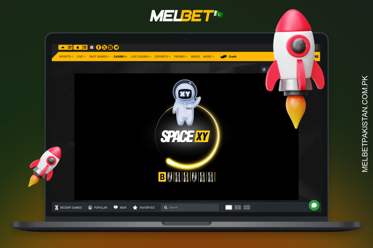 Melbet پر Space XY گیم سے لطف اندوز ہونے کے لیے، ڈیمو اور حقیقی رقم کے طریقوں میں سے انتخاب کریں، راکٹ کے X اور Y کوآرڈینیٹس کو کنٹرول کریں، اور جب آپ اپنی جیت سے مطمئن محسوس کریں تو پے آؤٹ بٹن کو دبائیں۔