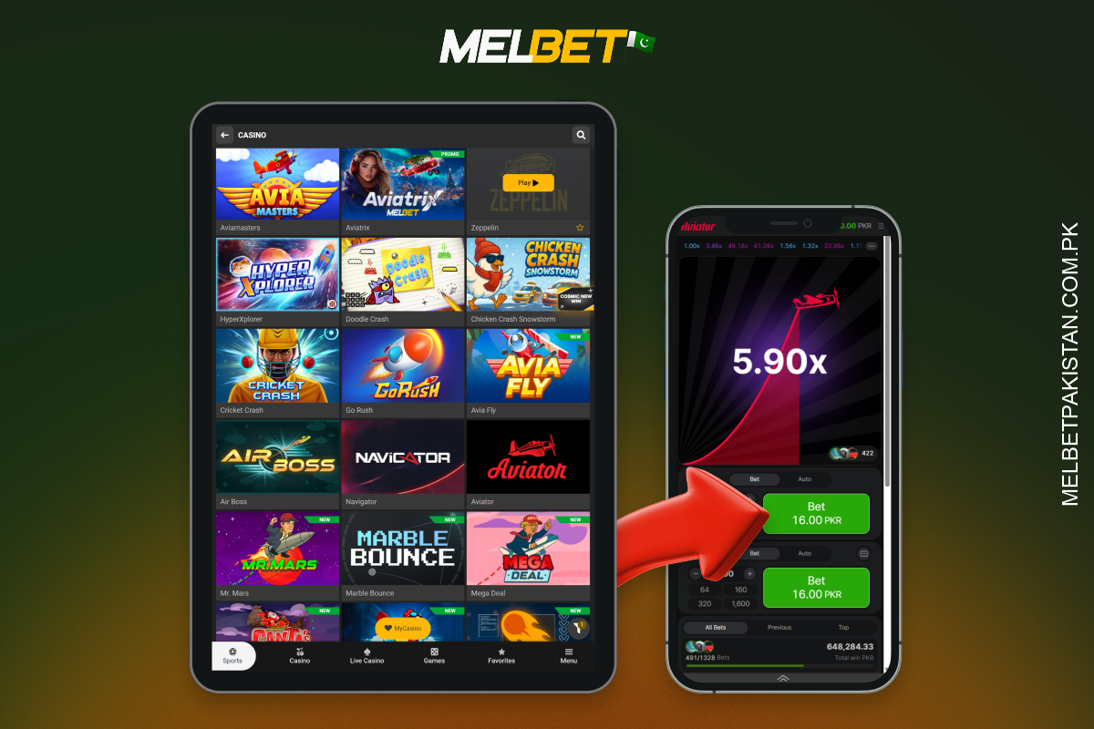 Melbet کریش گیم کھیلنے کا طریقہ دستی